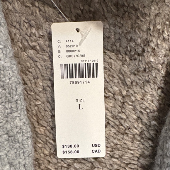 Mauve Anthropologie Gray Cable Knit Layered Shirt Sweater - Picture 6 of 15